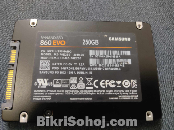 Samsung 860 EVO 250GB 2.5